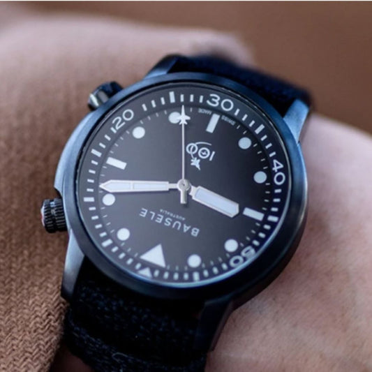 Anti-magnetic Air Force 100 pilot navigator aviation watch