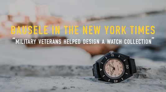Bausele Army Watches Featured in The New York Times