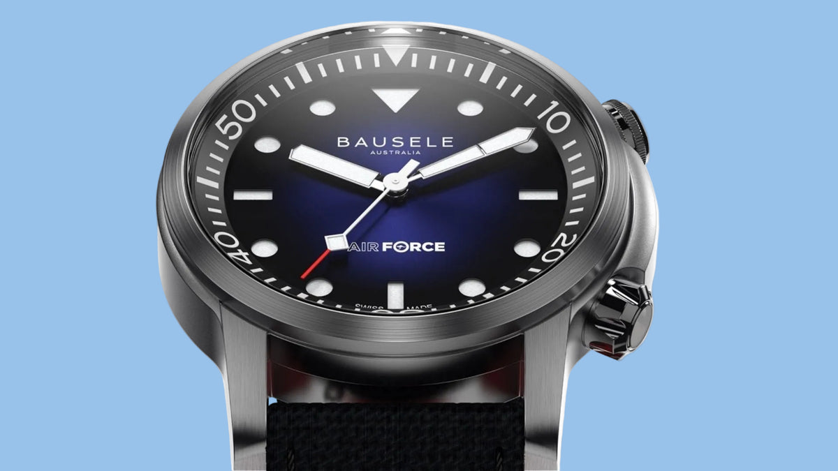 Bausele Air Force 5G | RAAF Pilot Watch, Swiss SW200 – BAUSELE
