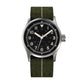 Bausele Classic Field Series Black Front view Mesh strap