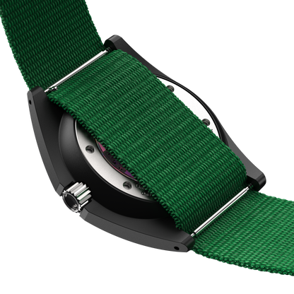 Elastic NATO Strap 22mm Lug Width Green