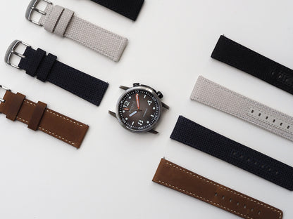 Recycled Plastic Strap 22mm Lug Width Black