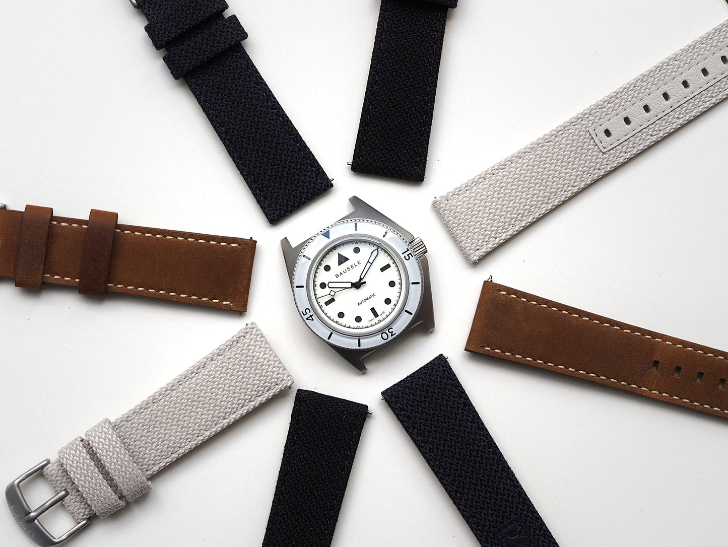 Beige Recycled Plastic Strap - $90 USD