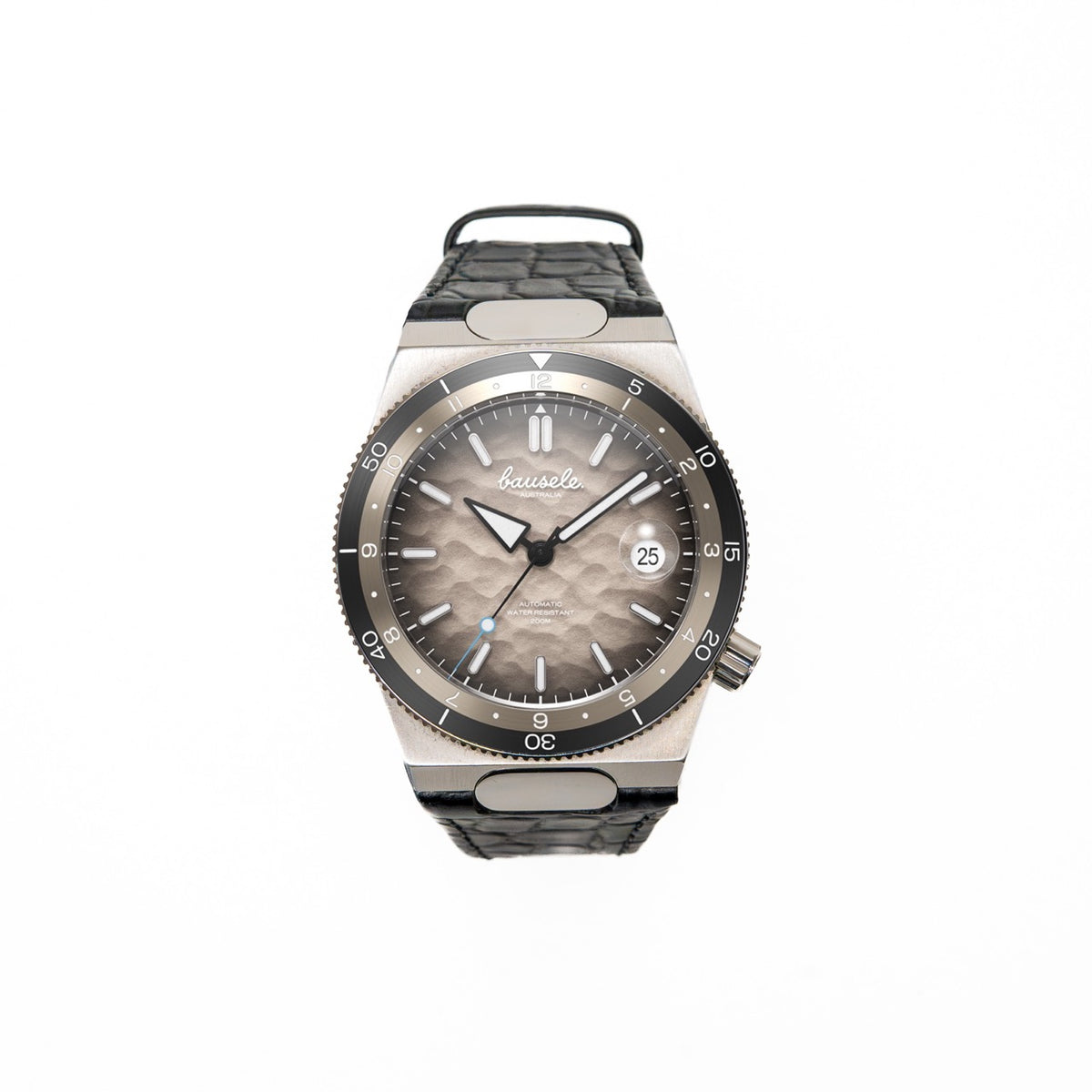 Elemental Black Leather Strap