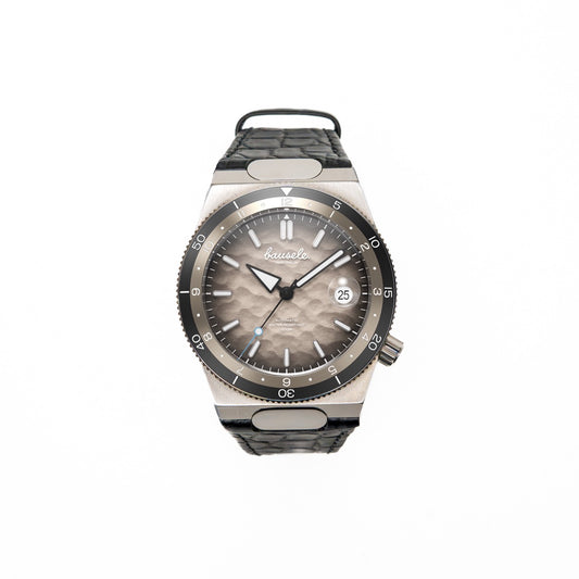 Elemental Black Leather Strap