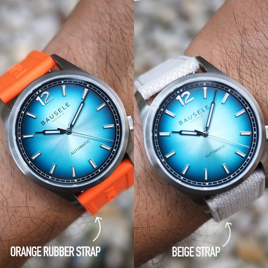 Orange & Beige Straps for the Kimberley Watch